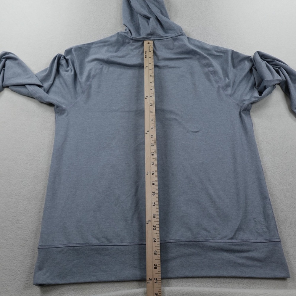 Vuori Ponto Performance 1/2 Zip Mens XL Gray Lightweight Stretch Gym Hoodie - Picture 9 of 11